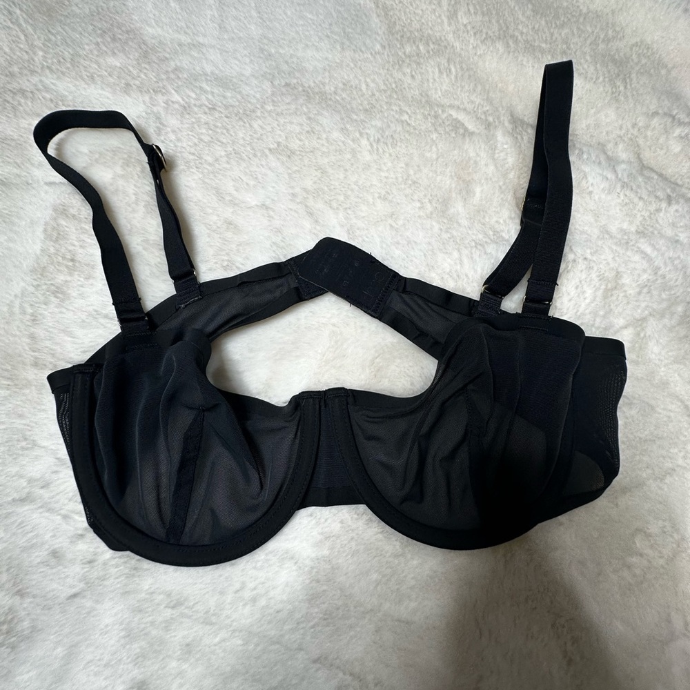 CUUP Midnight Black Sheer Bra